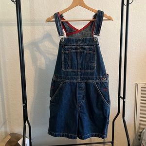 Vintage náutica shorts overalls